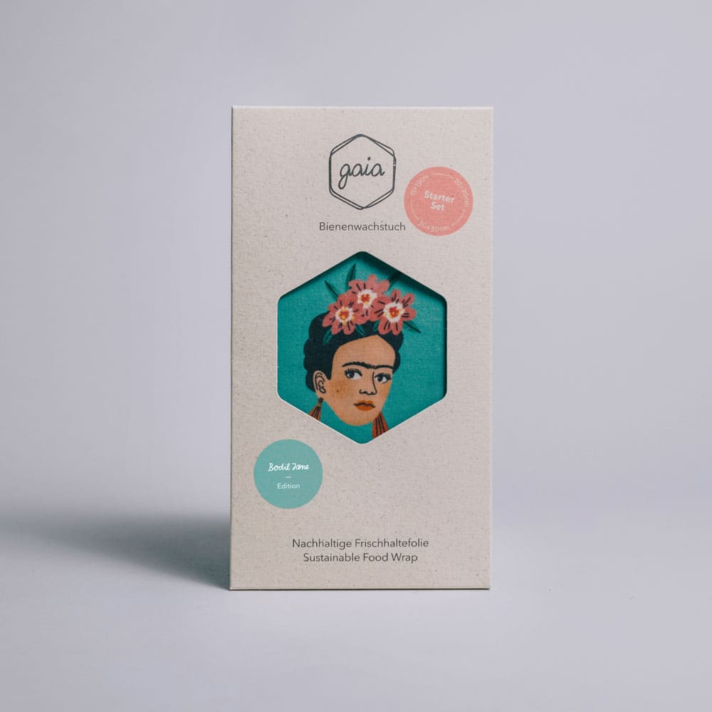 Bio Bienenwachstuch Set - Women Edition - natürliche und wiederverwendbare Frischhaltefolie