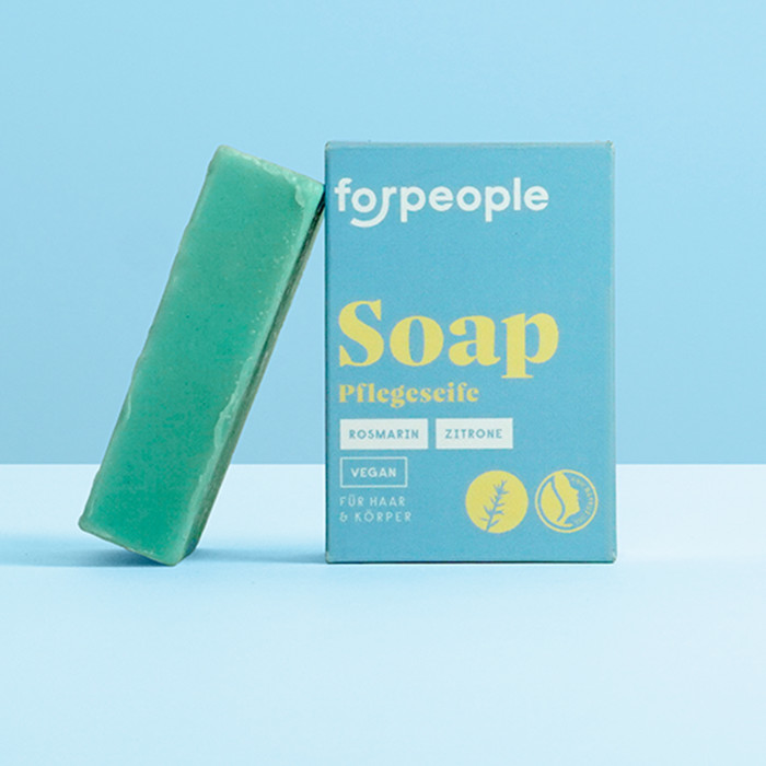 SOAP Feste Pflegeseife mit Rosmarin & Zitrone