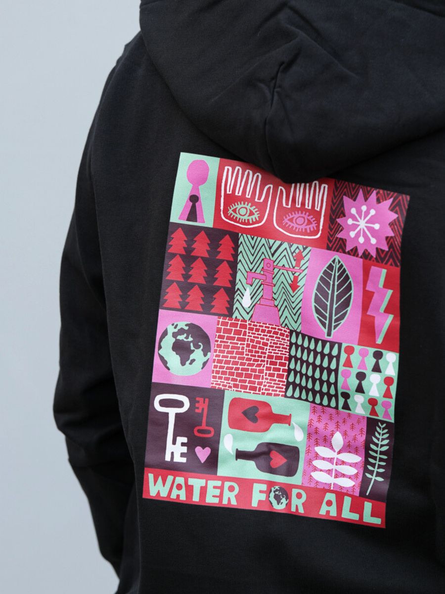 Viva con Agua Zip-Hoodie by David Shillinglaw