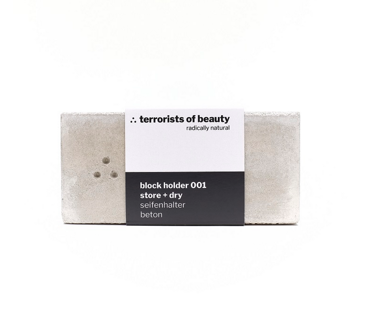 block holder 001 ∴ Seifenhalter aus Beton