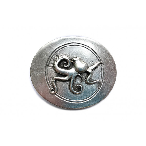 Gürtelschnalle Motiv OCTOPUS aus Zamak