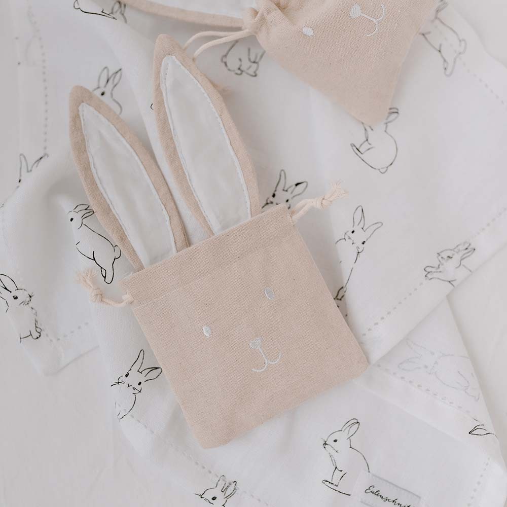 Geschenkbeutel Häschen 2er Set