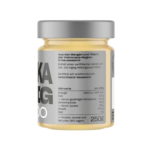Manuka Honig MGO 100