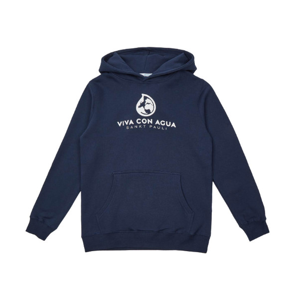 Viva con Agua Hoodie für Kinder mit zwei Motiven