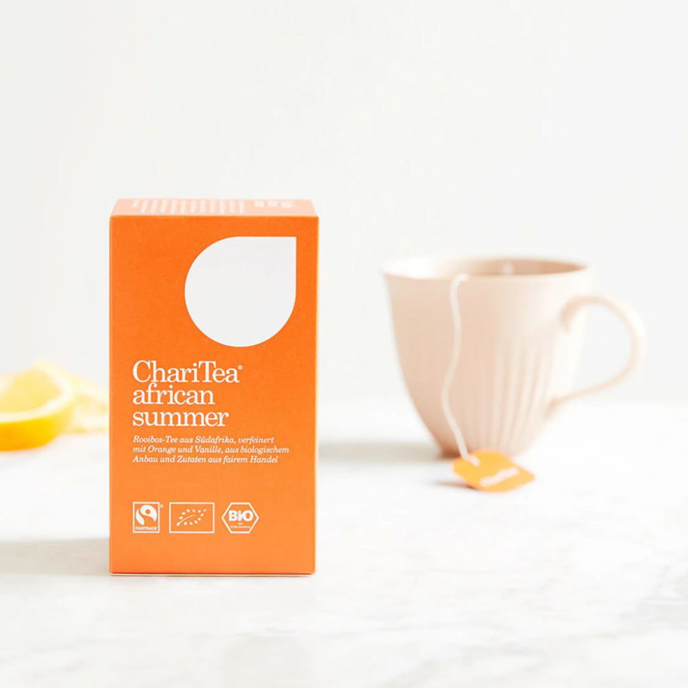 AFRICAN SUMMER Doppelkammerbeutel ChariTea - Bio & Fairtrade 