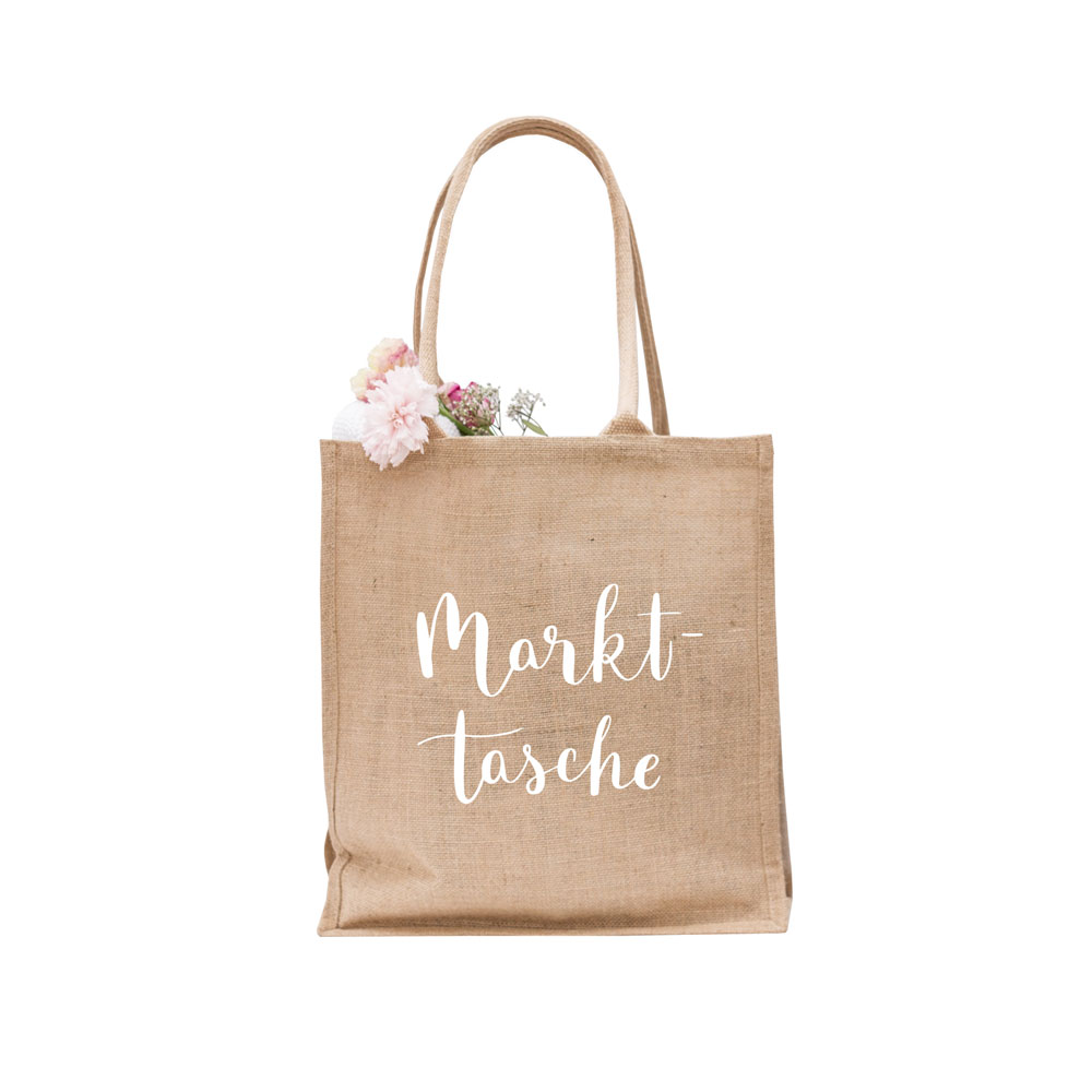 Jute Shopper Markttasche