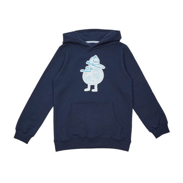 Viva con Agua Hoodie für Kinder mit zwei Motiven