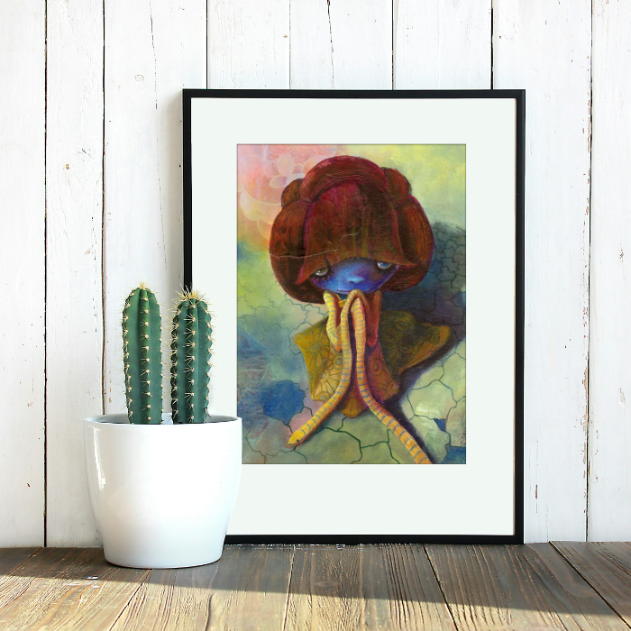 Hochwertiger DinA3 Kunstdruck auf Papier DOMESTICA