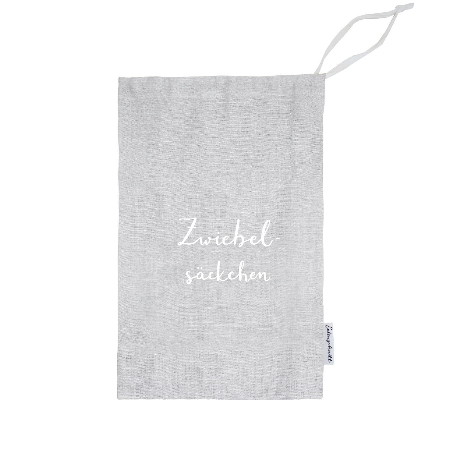 Zwiebelsäckchen aus Leinen – 35 × 25 cm
