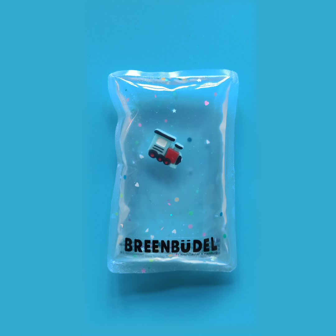  BREENBÜDEL Kühlkissen - Motiv Eisenbahn
