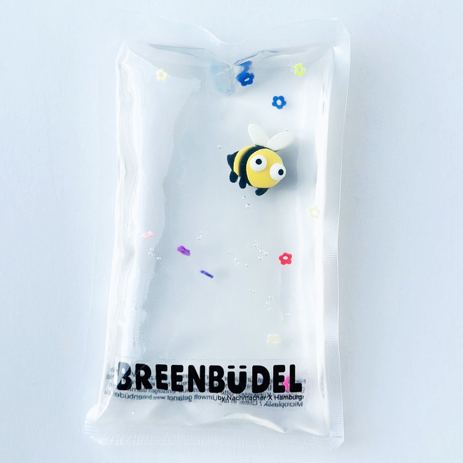 BREENBÜDEL Kühlkissen - Motiv Biene mit Blümchen