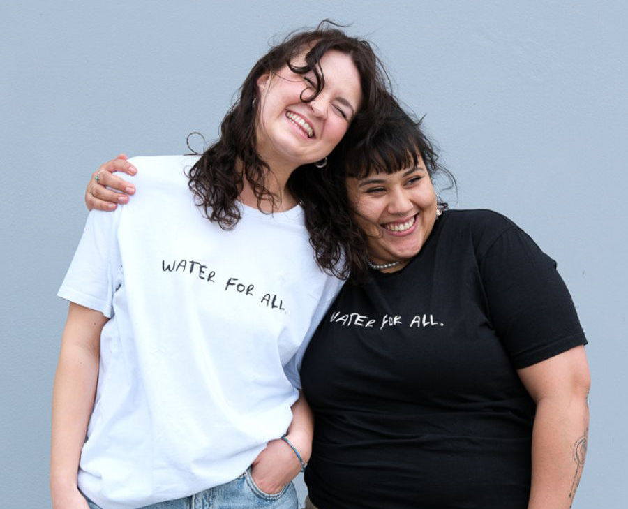 Produktbild_T-Shirt Water for all_Schwarz Wei_3