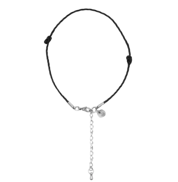 Fußkette BLACK SEA aus Fischernetz größenverstellbar