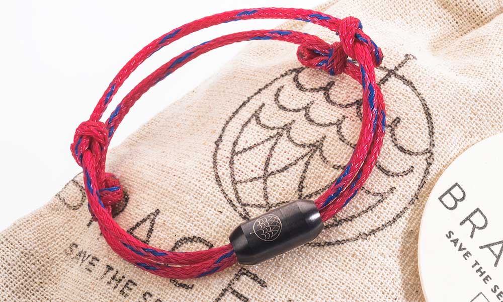 RED SEA Bracenet Armband  - Verschluss Schwarz