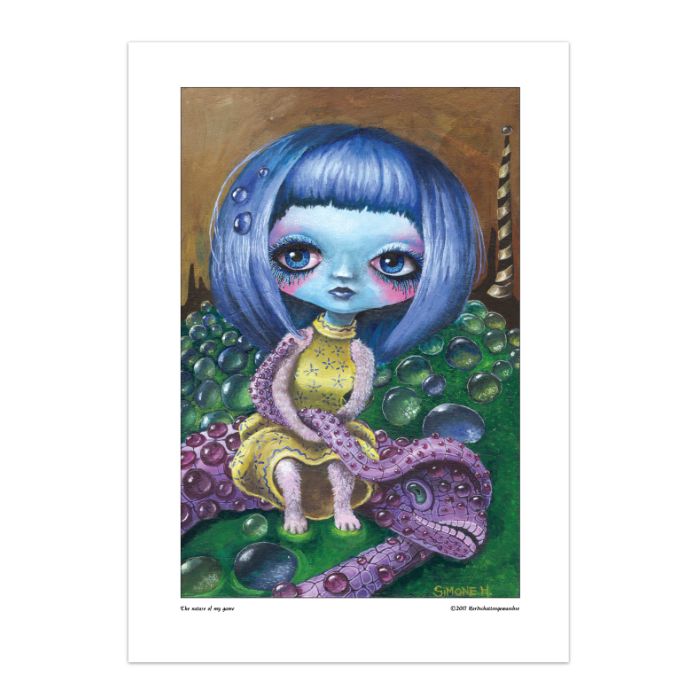Hochwertiger DinA3 Kunstdruck auf Papier LOST GIRL