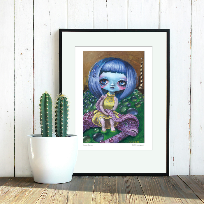 Hochwertiger DinA3 Kunstdruck auf Papier LOST GIRL