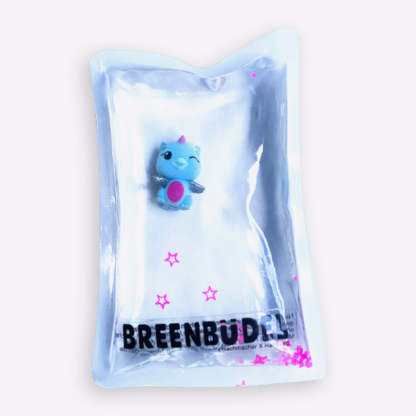 BREENBÜDEL Kühlkissen Motiv Hatchimal Drache