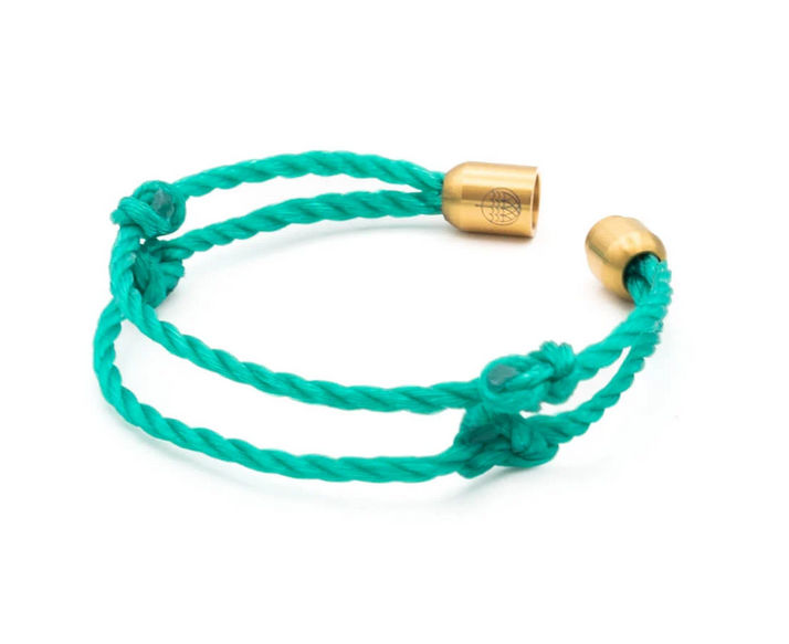 MONTEREY BAY - Green Whale Bracenet - Verschluss Gold