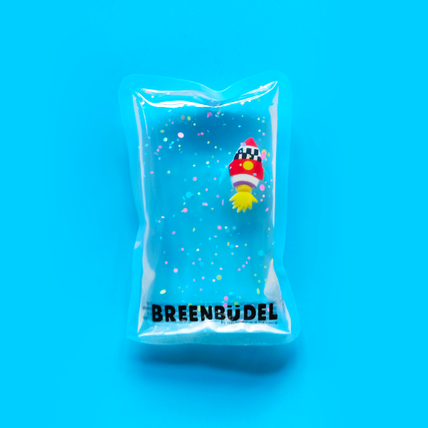  BREENBÜDEL Kühlkissen - Motiv bunte Rakete