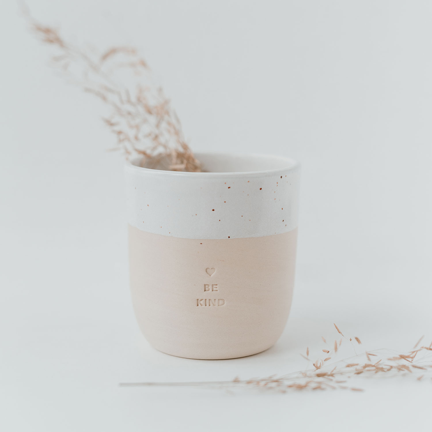 Keramikbecher BE KIND