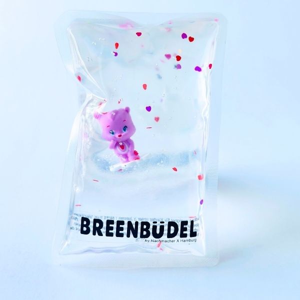 BREENBÜDEL Kühlkissen - Motiv Glücksbärchi mit Herz