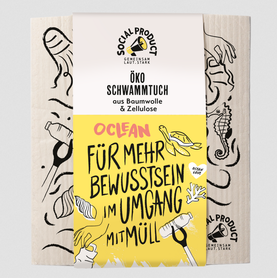 ÖKO SCHWAMMTUCH x OCLEAN