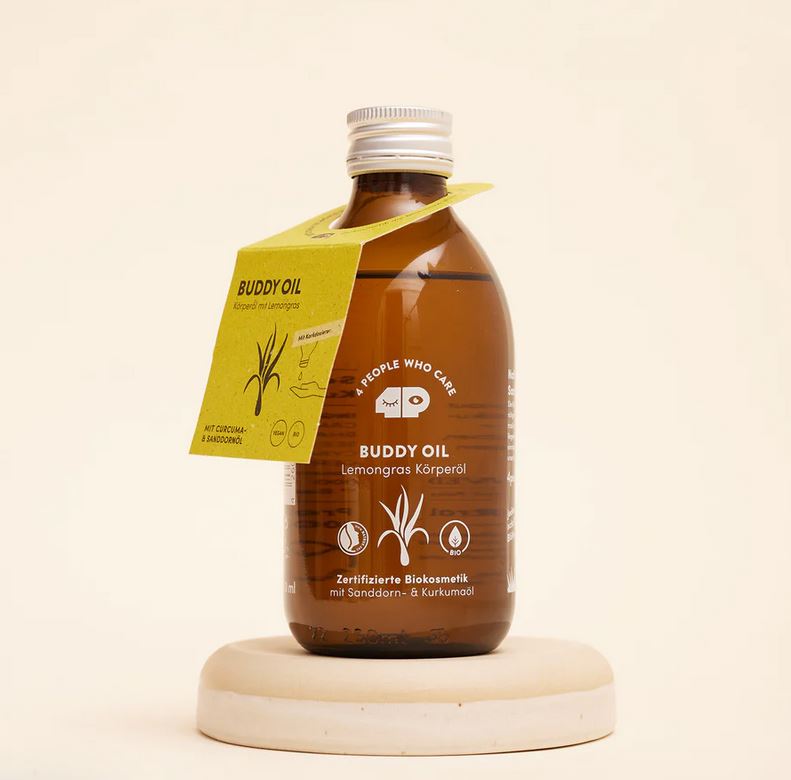 BUDDY OIL - Körperöl mit Lemongras Duft 250ml