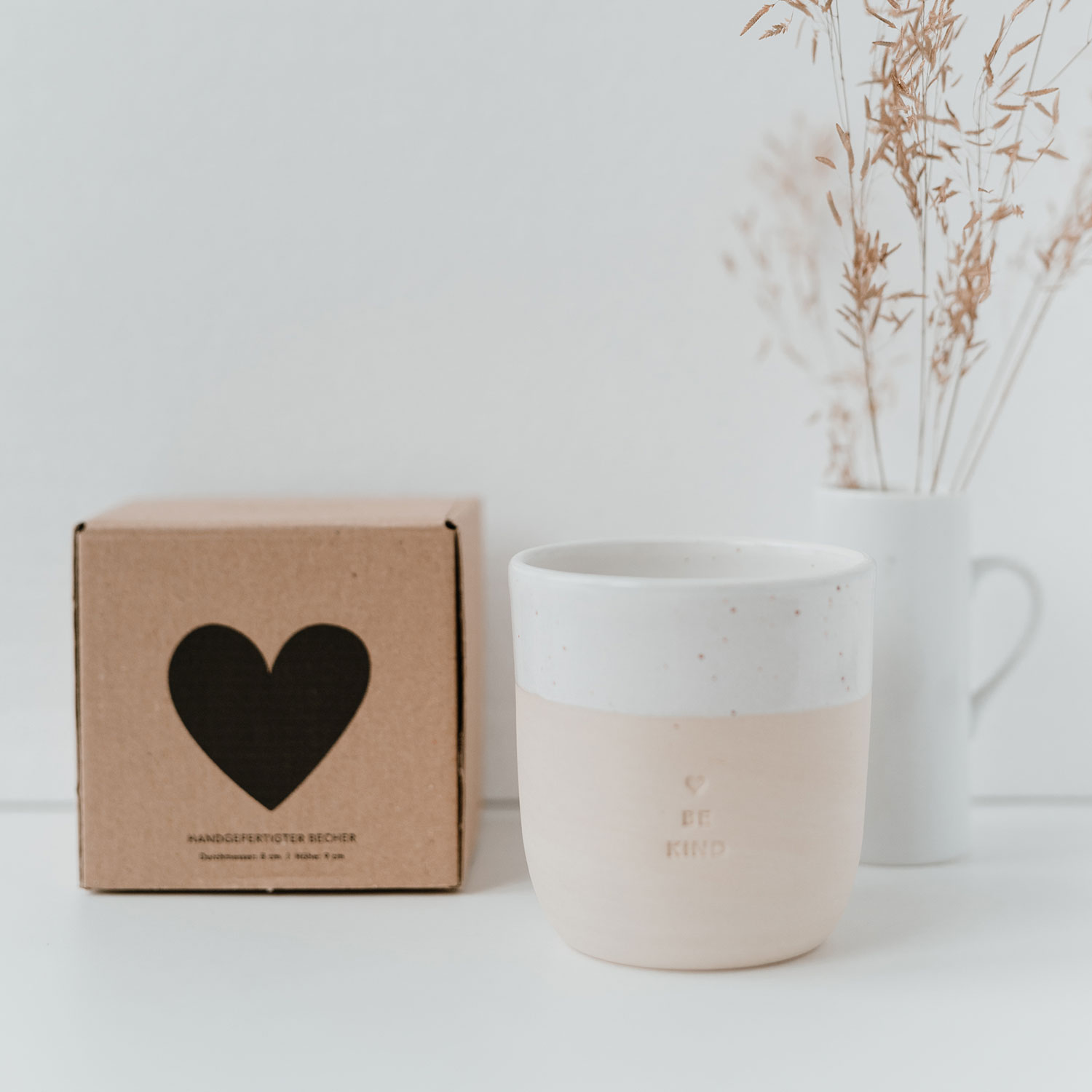 Keramikbecher BE KIND