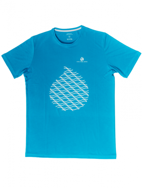 Viva con Agua Laufshirt VCA X VIDAR Blau